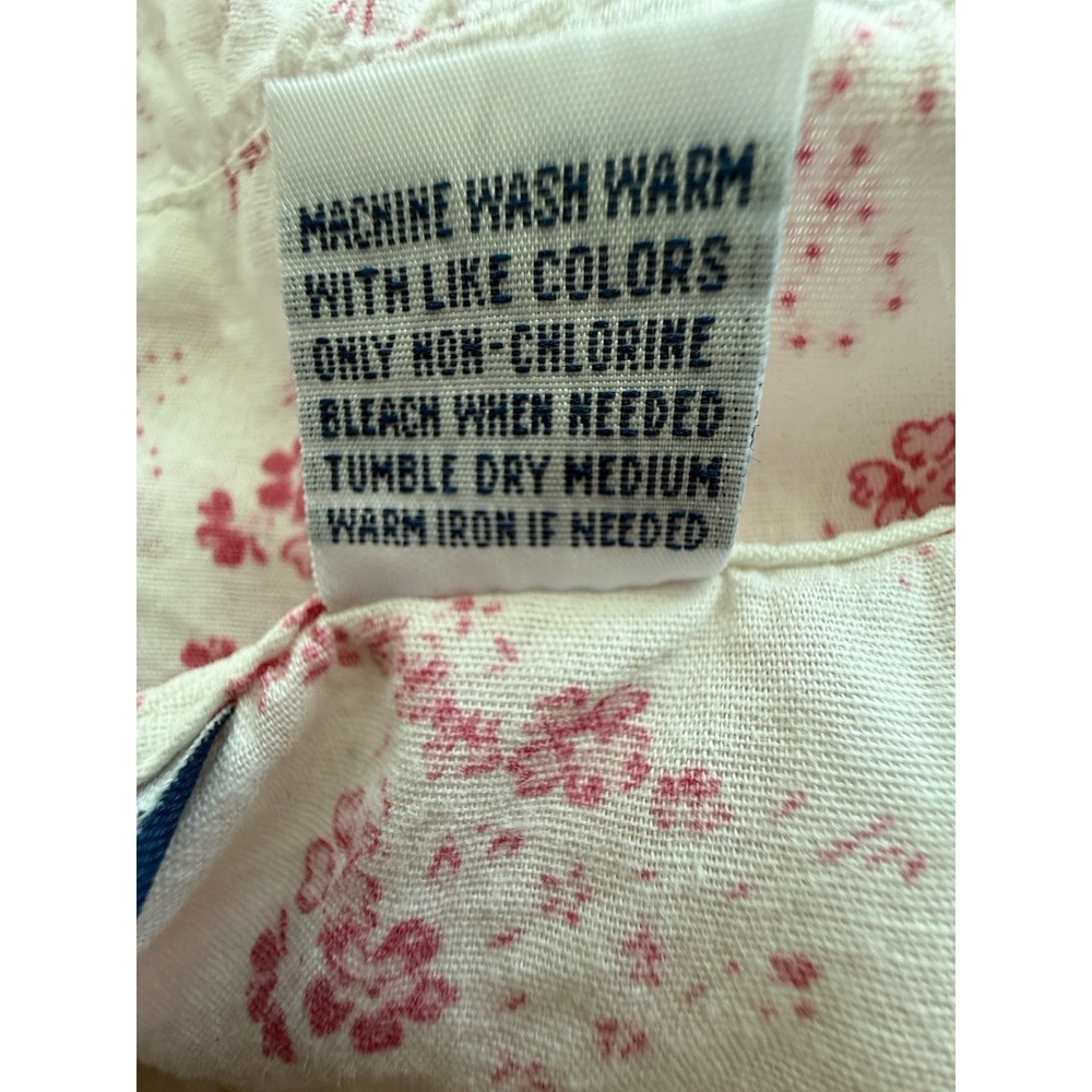 Hillary & Hanson Intimates Women's L Gown Lace Detail Pink Floral Dainty EUC - Picture 11 of 11